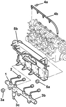 Single cylinder head, removed - overhaul