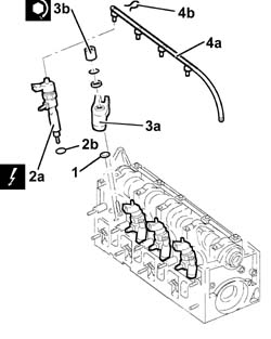 Single cylinder head, removed - overhaul