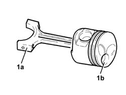 Piston, pin set - replace