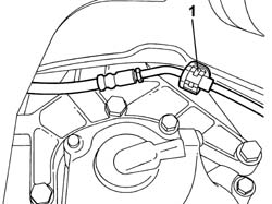 FLEXIBLE supply PIPE to operating cylinder -R.R.