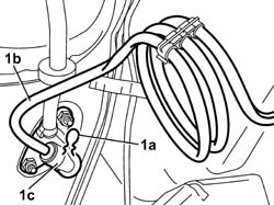 FLEXIBLE supply PIPE to operating cylinder -R.R.