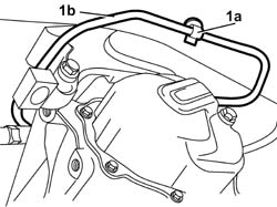 FLEXIBLE supply PIPE to operating cylinder -R.R.