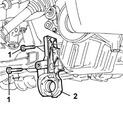 Intermediate drive shaft mount - r r