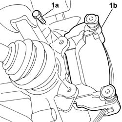 Front brake calliper bracket - r r