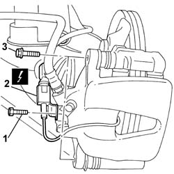 Front brake pads - replace