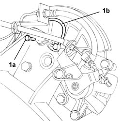 Rear brake disc guard - r r