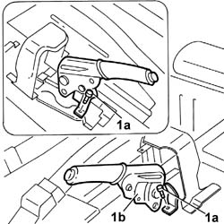 Handbrake lever - r+r