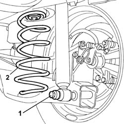 Rear suspension coil springs- r r