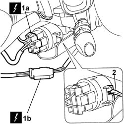 Ignition switch contacts carrier block - r+r