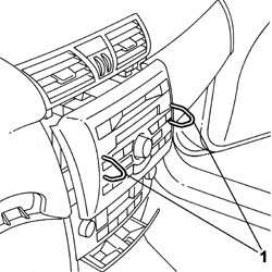 Hazard warning light switch - r+r