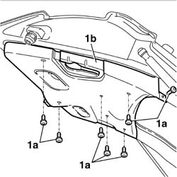 Tail-gate lower interior panel-r r