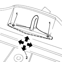 Tailgate - adjust striker and adapt seal if necessary