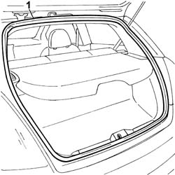Tailgate compartment seal - r+r