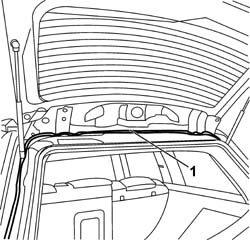Tail gate compartment strip - r+r