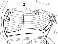 Internal tailgate moulding (one) - r+r