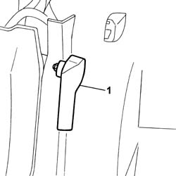 Boot lid opening lever - r+r