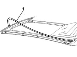 Sliding roof (PANEL) - R.R.