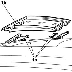 SLIDING ROOF FRONT PANEL - R.R.