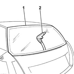 Windscreen GLASS - Eliminate water penetration