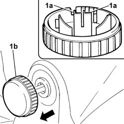 Squab lumbar knob - r r