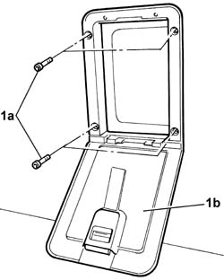 Ski flap in rear seat squab rr
