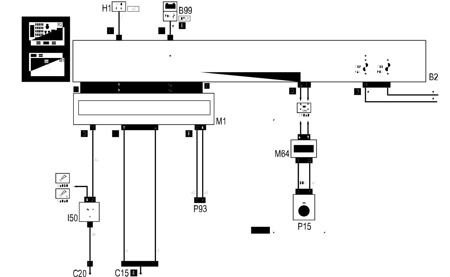 CENTRAL LOCKING - Wiring diagram