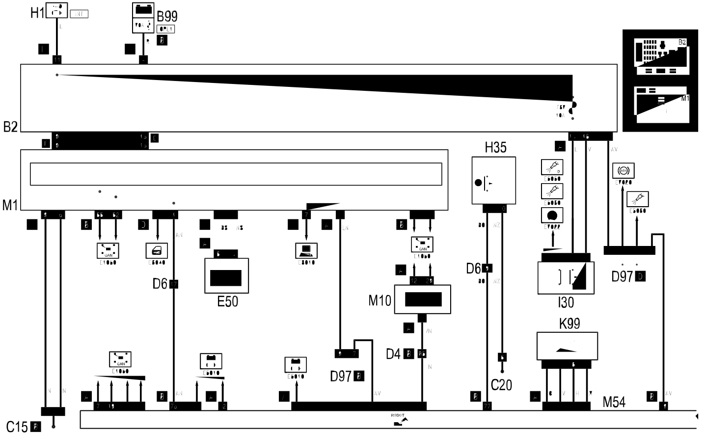 ROBOTIZED GEARBOX - Wiring diagram