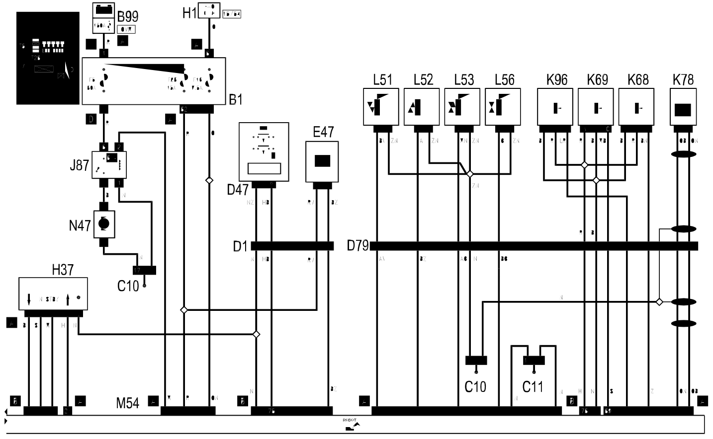 ROBOTIZED GEARBOX - Wiring diagram