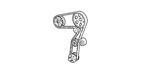 Belt timing system