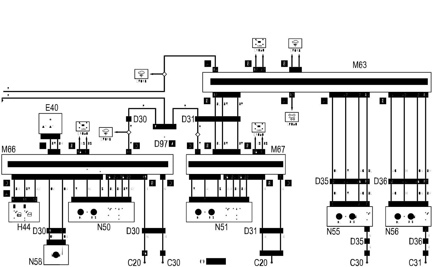 CENTRAL LOCKING - Wiring diagram