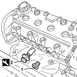 Camshaft idler gears - replace