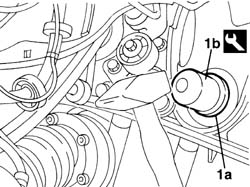 Front crank shaft cover oil seal - replace