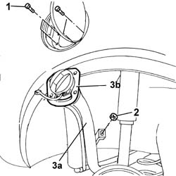 Fuel filler pipe housing seal - r r