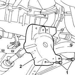 Variable geometry turbocharger exhaust manifold assembly sleeveleading to exhaust pipe r r