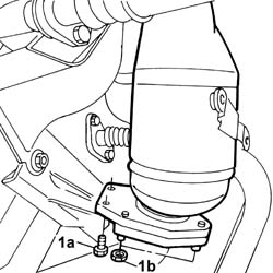 Variable geometry turbocharger exhaust manifold assembly sleeveleading to exhaust pipe r r