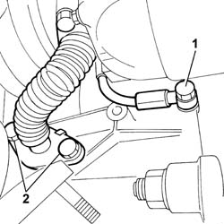 Variable geometry turbocharger exhaust manifold assembly sleeveleading to exhaust pipe r r