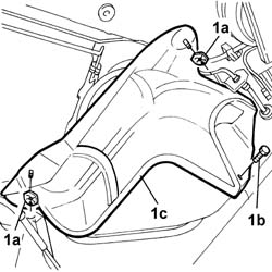 Exhaust pipe heat shield - r r