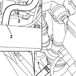 Engine oil recovery pipe - r + r