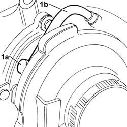 Engine oil delivery pipe to turbocharger - r + r