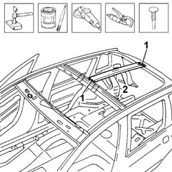 R.R. ROOF SUPPORT CROSSMEMBER