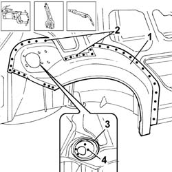 R.R. REAR WING FRAME