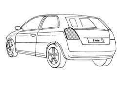 Tail light seat