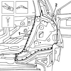 Tail light seat