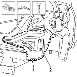 Tail light seat