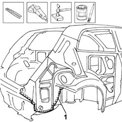 Tail light seat