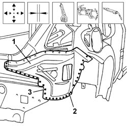 Tail light seat