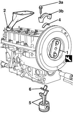 Piston connecting rod set - r r