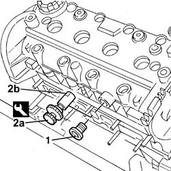 Toothed timing belt - r r with engine removed