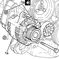 Engine - position on stand and remove