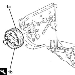 Supplementary pressure pump - dismantle